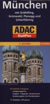  - M�nchen v�rost�rk�p - adac 1:20 000