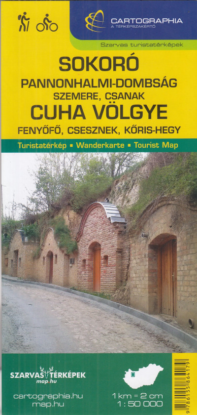 Sokoró, Cuha völgye turistatérkép