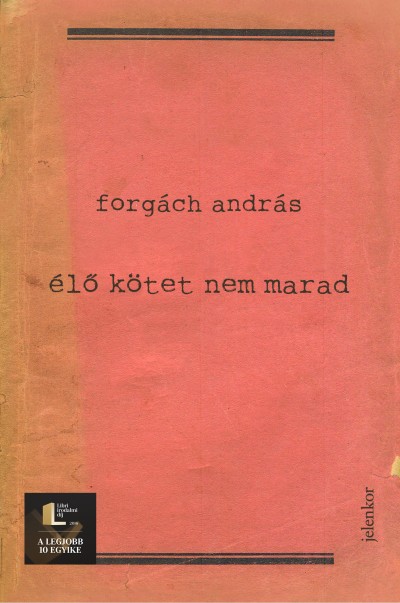 Élő kötet nem marad