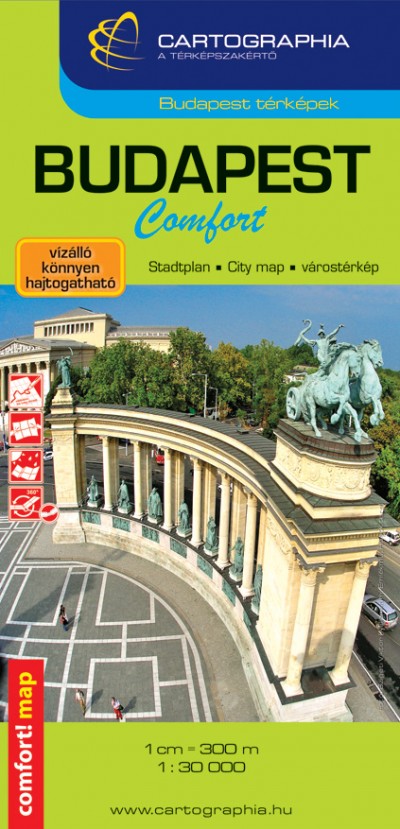 BUDAPEST COMFORT TÉRKÉP 1: 30 000
