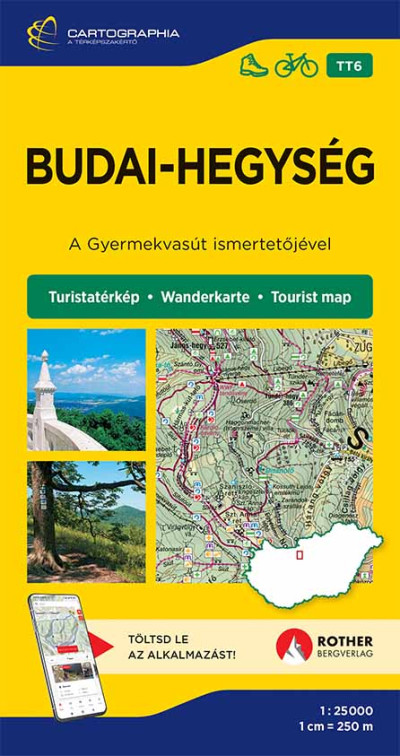 Budai-hegység turistatérkép
