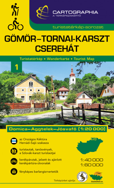 Gömör-Tornai-Karszt, Cserehát turistatérkép