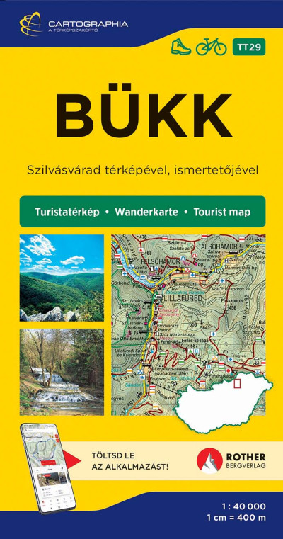 Bükk turistatérkép