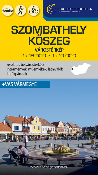 Szombathely Kőszeg várostérkép