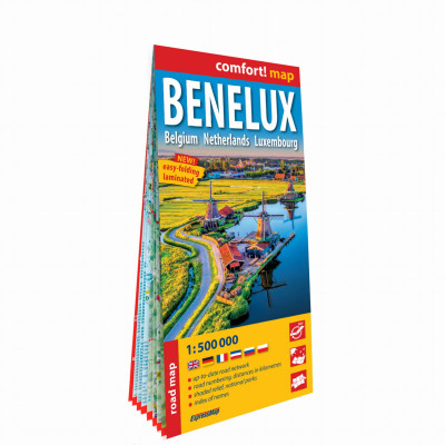 Benelux államok Comfort térkép