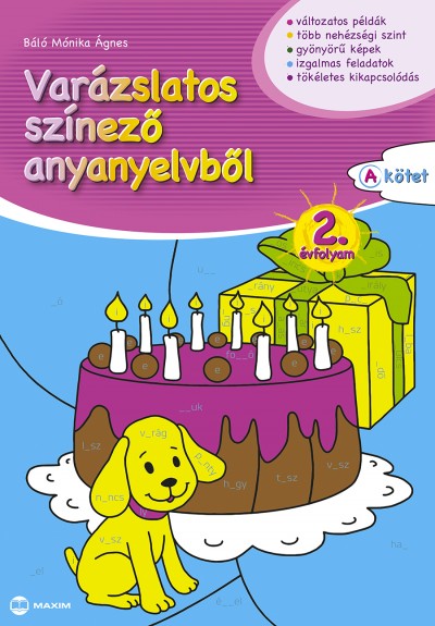 Varázslatos színező anyanyelvből 2. évfolyam A kötet