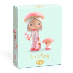 Anni és Gombi, TINYLY álomvilág figura (DJECO, Amy and Mushy, 7,5 cm)