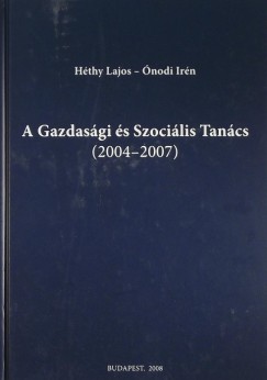 Hthy Lajos - nodi Irn - A Gazdasgi s Szocilis Tancs