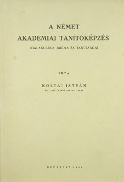 A nmet akadmiai tantkpzs