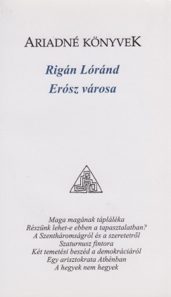 Ersz vrosa - Filozfiatrtneti esszk