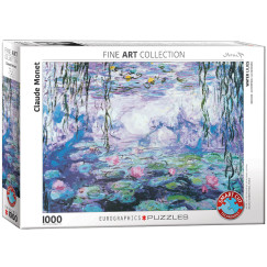 Claude Monet - Vízililiomok, 1000 db-os puzzle (EUROGRAPHICS, 6000-4366)