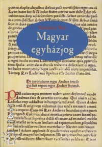Szathmry Bla - Magyar egyhzjog
