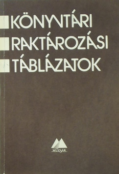Könyvtári raktározási táblázatok