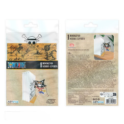 One Piece- Luffy a z�szl�j�val akril k�nyvt�masz