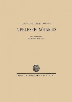 Gvadnyi Jzsef - A peleskei ntrius