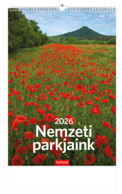 Nemzeti parkjaink falinaptr 22x33 cm - 2026