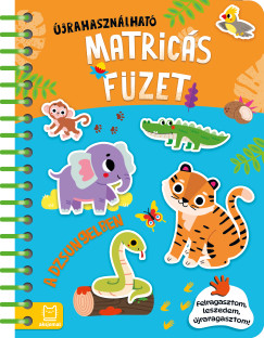 Agnieszka Bator - Újrahasználható matricás füzet - A dzsungelben