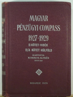 Magyar pénzügyi compass 1927-1929 I.