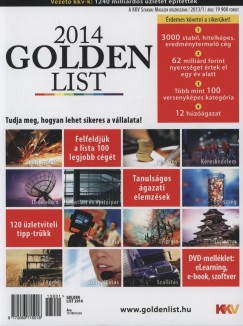 Mester Nndor  (Szerk.) - Golden List 2014