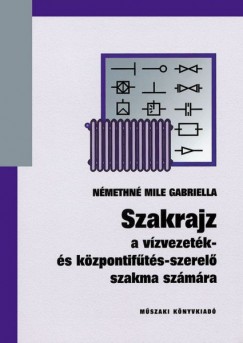 Némethné Mile Gabriella - Szakrajz a vízvezeték és központifűtés-szerelő szakma számára