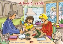Szauer goston - Adventi estk kifestknyv
