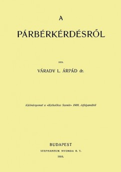 Dr. Vrady Lipt rpd - A prbrkrdsrl