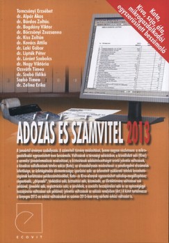 Tomcsányi Erzsébet - Adózás és számvitel 2013