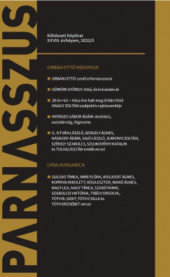 Parnasszus kltszeti folyirat - 2022/5