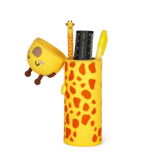 Zsiráf, 2 az 1-ben puha szilikon toll- és ceruzatartó (LEGAMI - KAWAII)