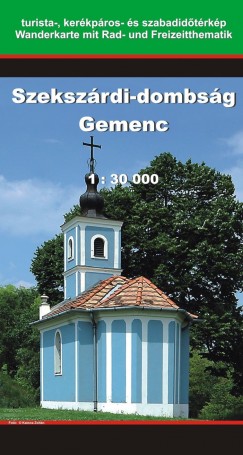 Szekszárdi-dombság, Gemenc - 1:30 000