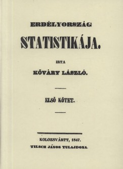 Kvry Lszl - Erdlyorszg statistikja I.