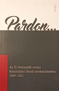 Arany Zsuzsanna  (Szerk.) - Pardon