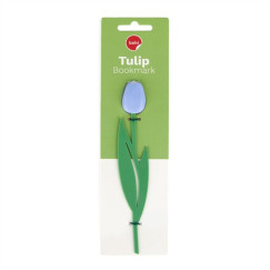 Tulipán könyvjelző, lila