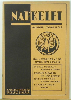 Kllay Mikls  (Szerk.) - Napkelet 1940. februr - 2. sz. XVIII. vfolyam
