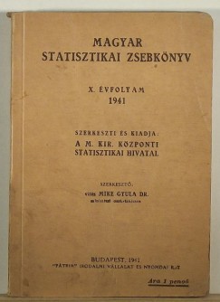 Mike Gyula  (Szerk.) - Magyar statisztikai zsebknyv