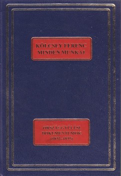 Vlgyesi Orsolya  (Szerk.) - Orszggylsi dokumentumok (1832-1835)