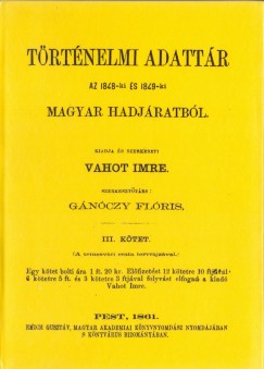 Vahot Imre - Honvdek knyve III.