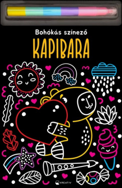 Kapibara - Bohókás színező