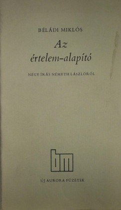 Bldi Mikls - Az rtelem-alapt