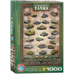 A tankok t�rt�nete, 1000 db-os puzzle (EUROGRAPHICS, 6000-0381)