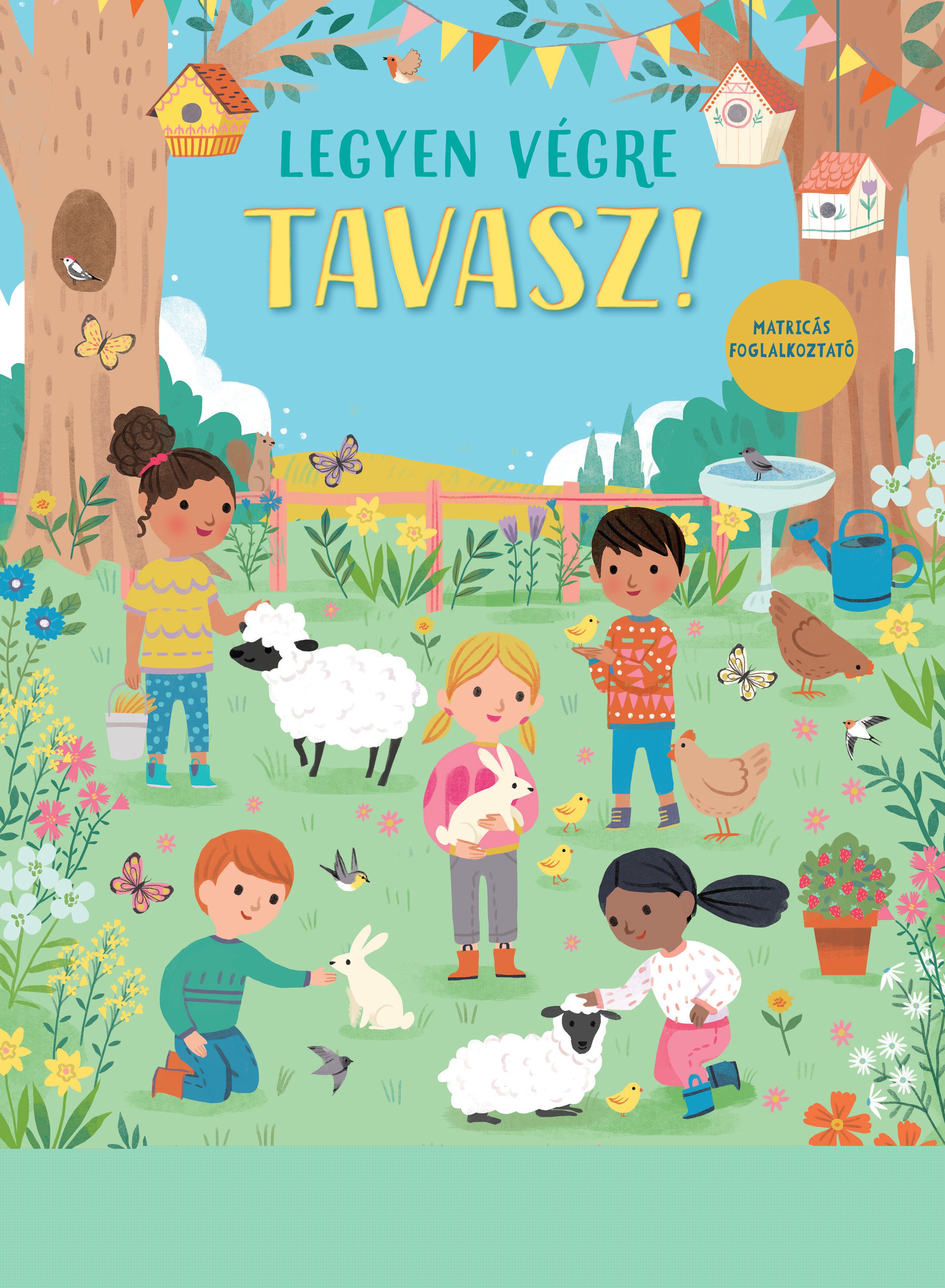 Legyen végre tavasz - matricás foglalkoztató