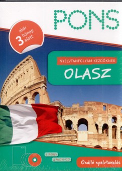 Beatrice Rovere-Fenati - Pons - Nyelvtanfolyam kezdőknek - Olasz + 4 Audio-CD