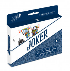 Joker dupla 100% plasztik pker krtya 4 indexes