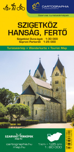 Szigetkz, Hansg, Fert turistatrkp 1:80 000