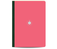 Flexbook Smartbook vonalas jegyzetf�zet � r�zsasz�n, 21 � 29 cm, v�szongerinc� kivitelben
