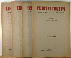 Szabó T. Attila (Szerk.) - Erdélyi Múzeum XLVII. kötet 1942. 1-4. füzet (teljes évf.)