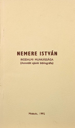 Csiszr Joln  (sszell.) - Nemere Istvn irodalmi munkssga