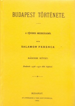 Salamon Ferenc - Buda-Pest trtnete II.