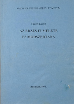 N�dori L�szl� - Az edz�s elm�lete �s m�dszertana