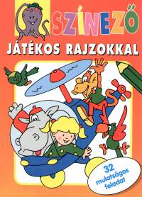 Sznez jtkos rajzokkal (piros)